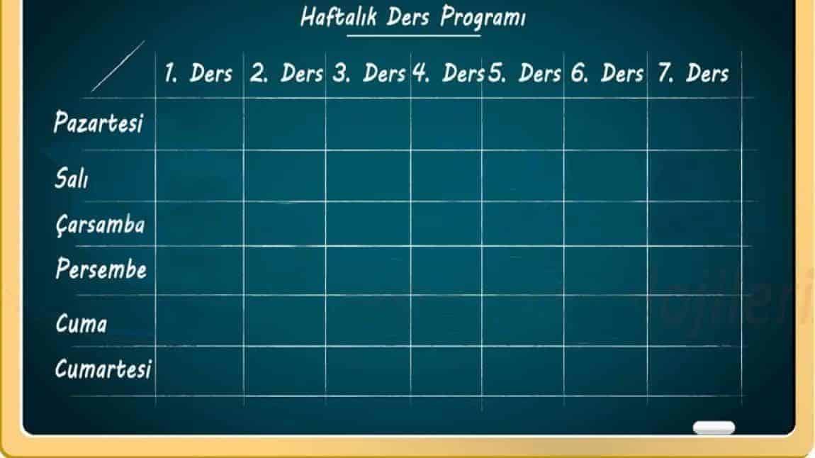 2025-2026 DERS PROGRAMI